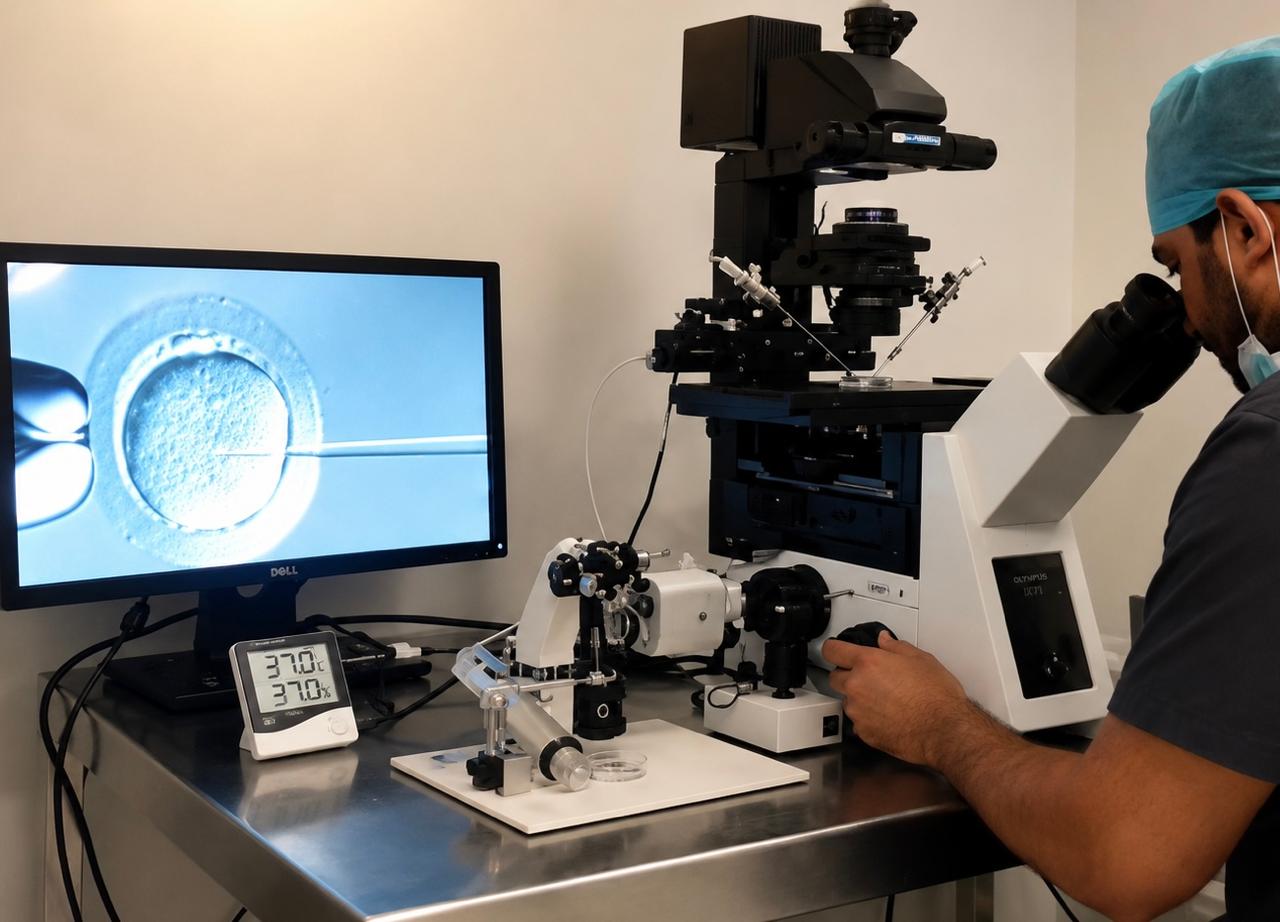 Advanced IVF treatment at Ghrace & Hope IVF Centre helping couples achieve successful pregnancy through assisted reproductive technology in Delhi.